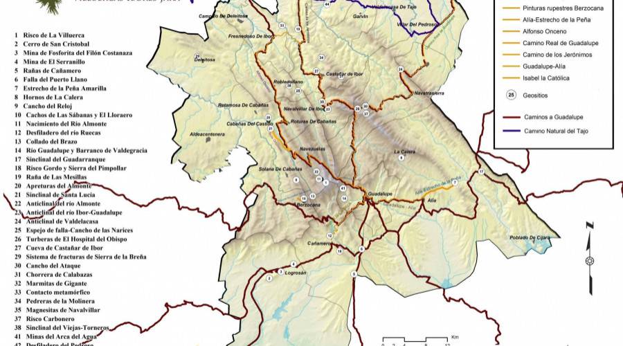 Mapa Geoparque